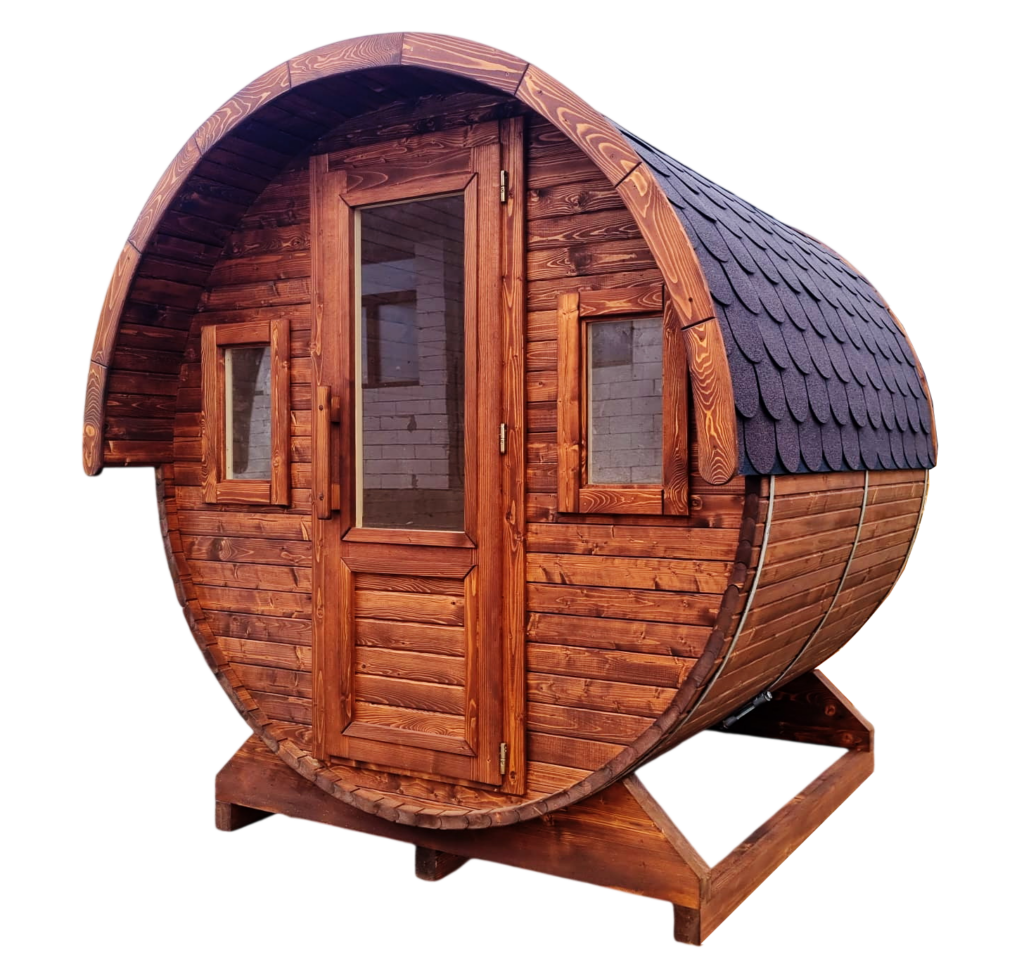 Saună butoi / încălzire electrică / 6 kW